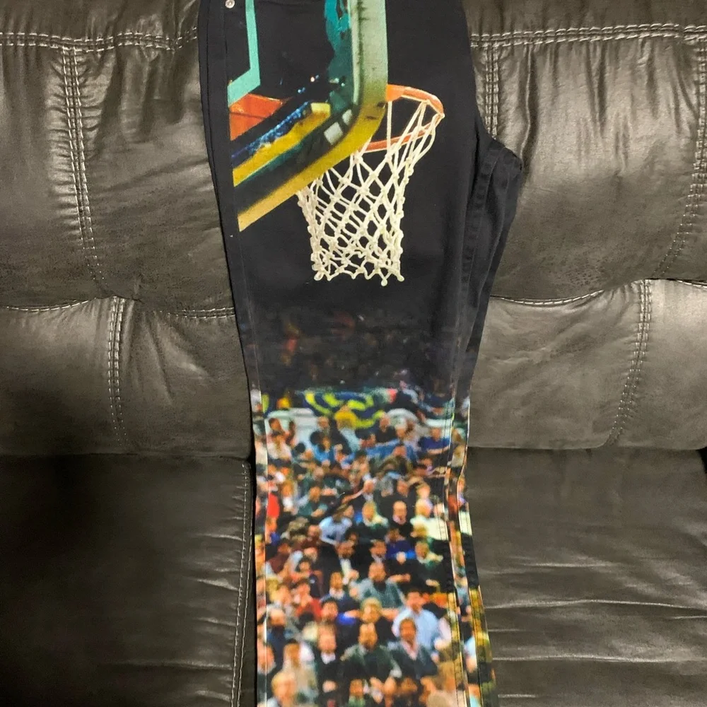 Jordan Black and White Pants - Picture 7 of 8